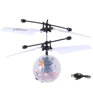 Smart  Induction Flying Ball Mini Drone Rc Helicopter Children's LED Luminous Flying Vehicle Toy Remote Control Kids Gift