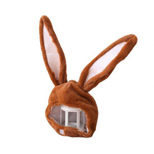Halloween Cute Girls Plush Rabbit Bunny Ears Hat Earflap Cap Head Warmer Photo Supplies Bunny Ears Hat Rabbit Headgear Hats