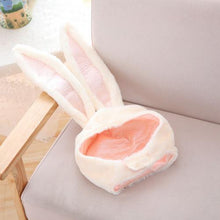 Load image into Gallery viewer, Halloween Cute Girls Plush Rabbit Bunny Ears Hat Earflap Cap Head Warmer Photo Supplies Bunny Ears Hat Rabbit Headgear Hats
