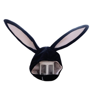 Halloween Cute Girls Plush Rabbit Bunny Ears Hat Earflap Cap Head Warmer Photo Supplies Bunny Ears Hat Rabbit Headgear Hats